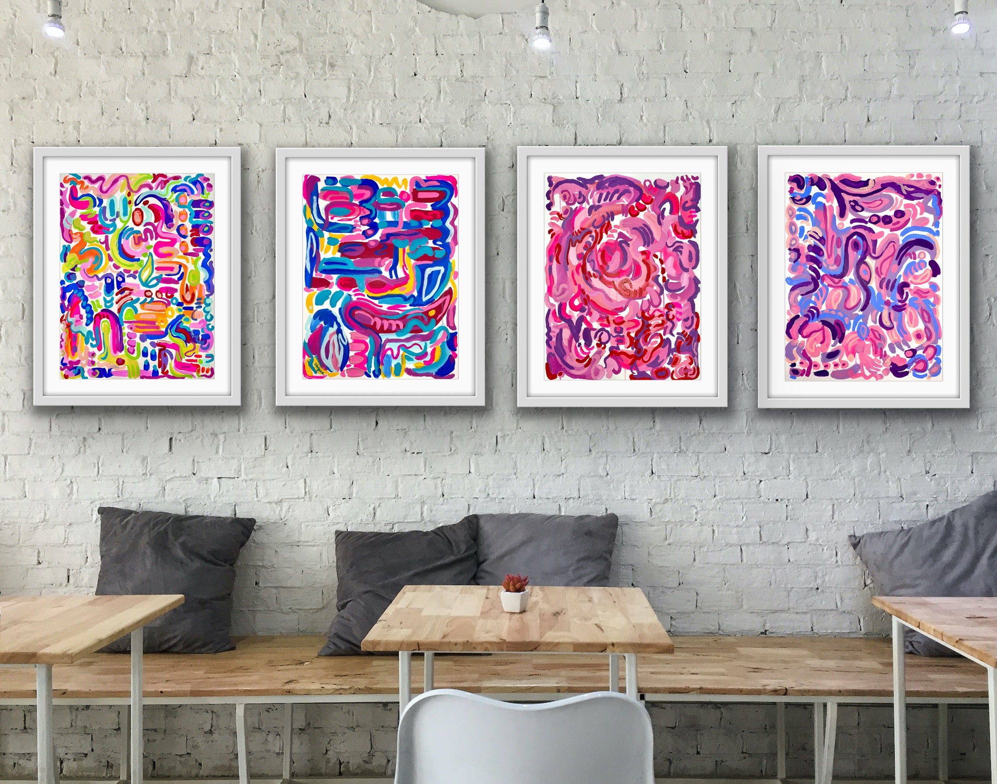 Paintings on Paper