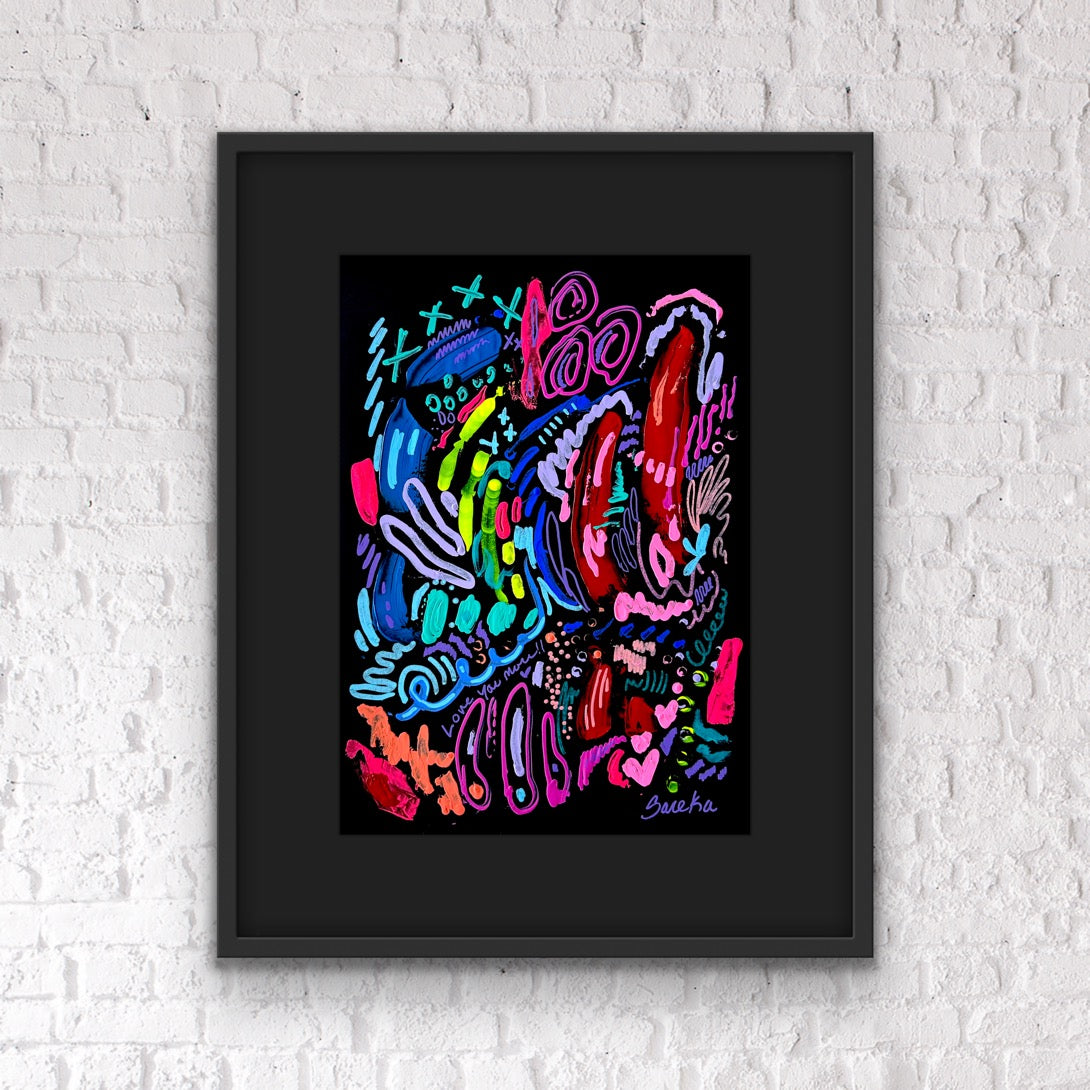 Light in the Dark 3 - Original Painting on Paper