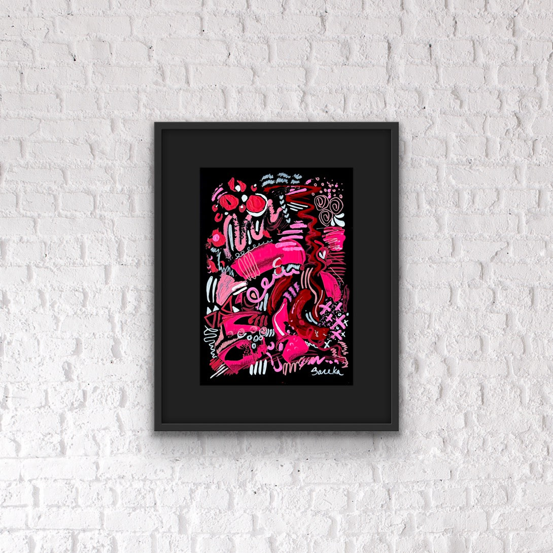 Light in the Dark 4 - Original Painting on Paper
