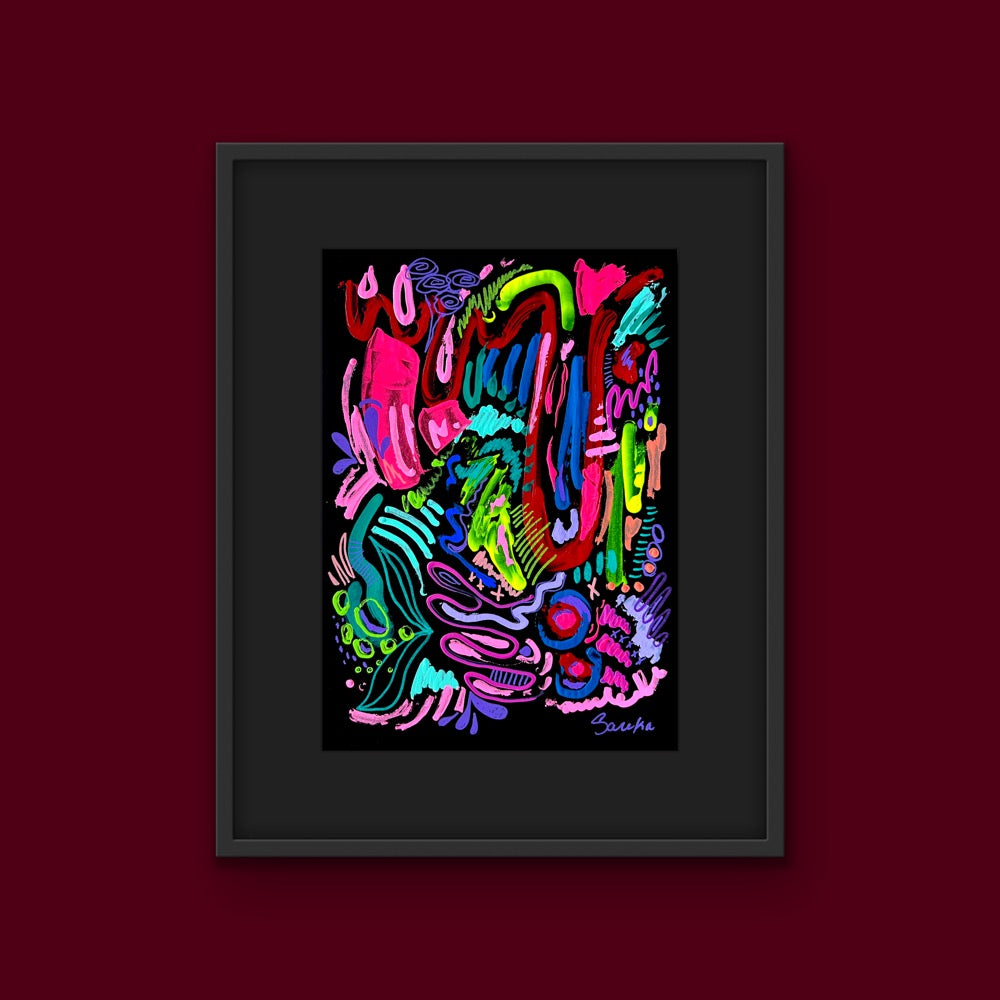 Light in the Dark 5 - Original Painting on Paper