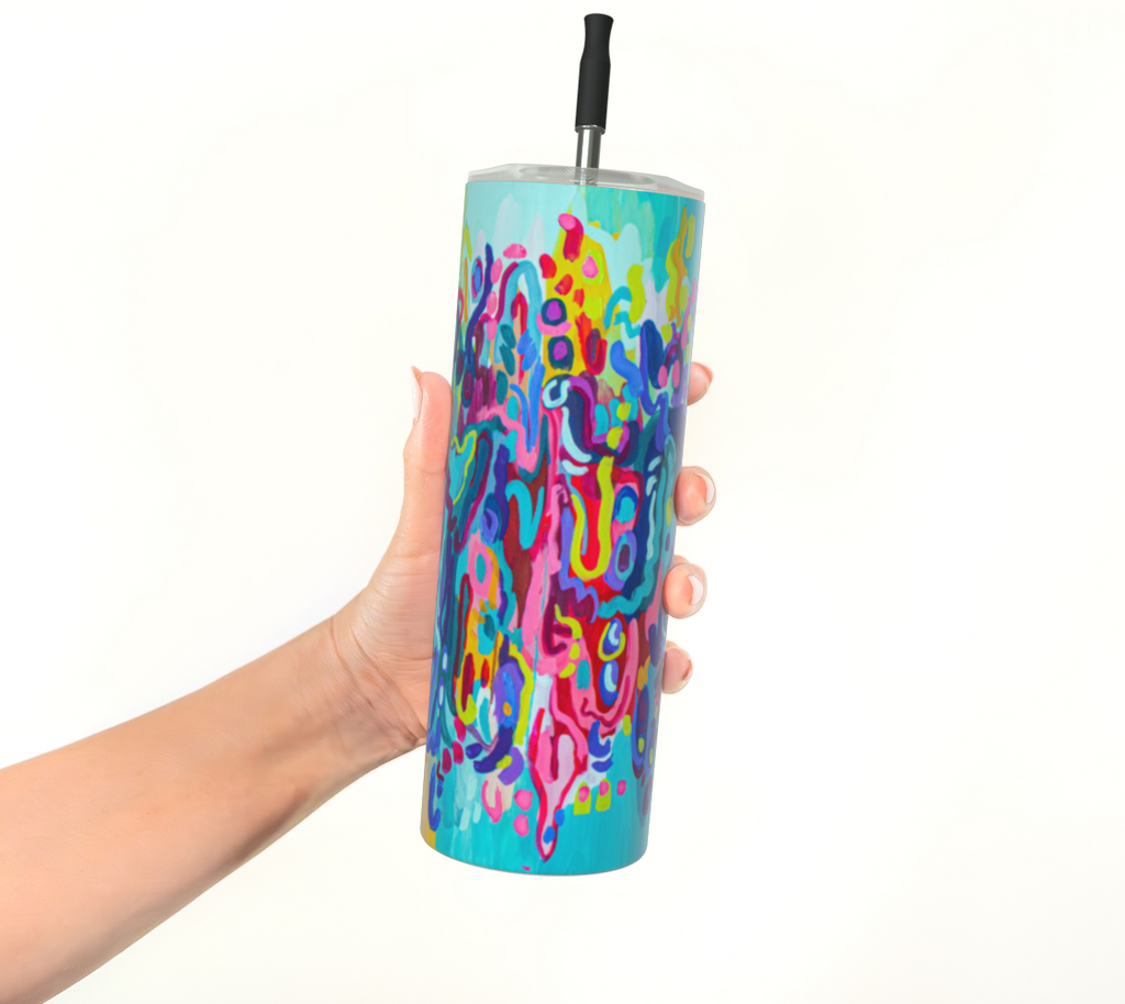 Dancing Between The Lines Steel Tumbler