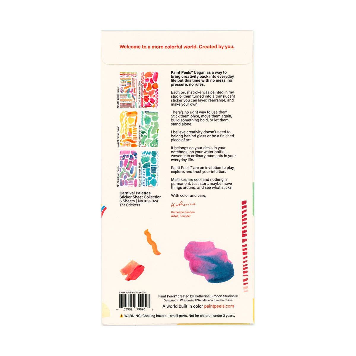 Carnival Collection Paint Peels