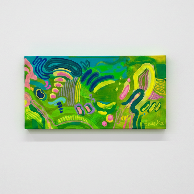 “Granny Smith” 12 x 24” Original Painting on Canvas