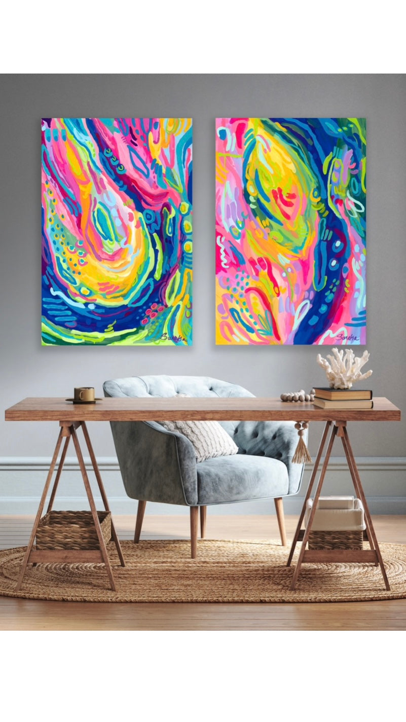 “The Good Part II" - 24x36” Original Painting on Canvas