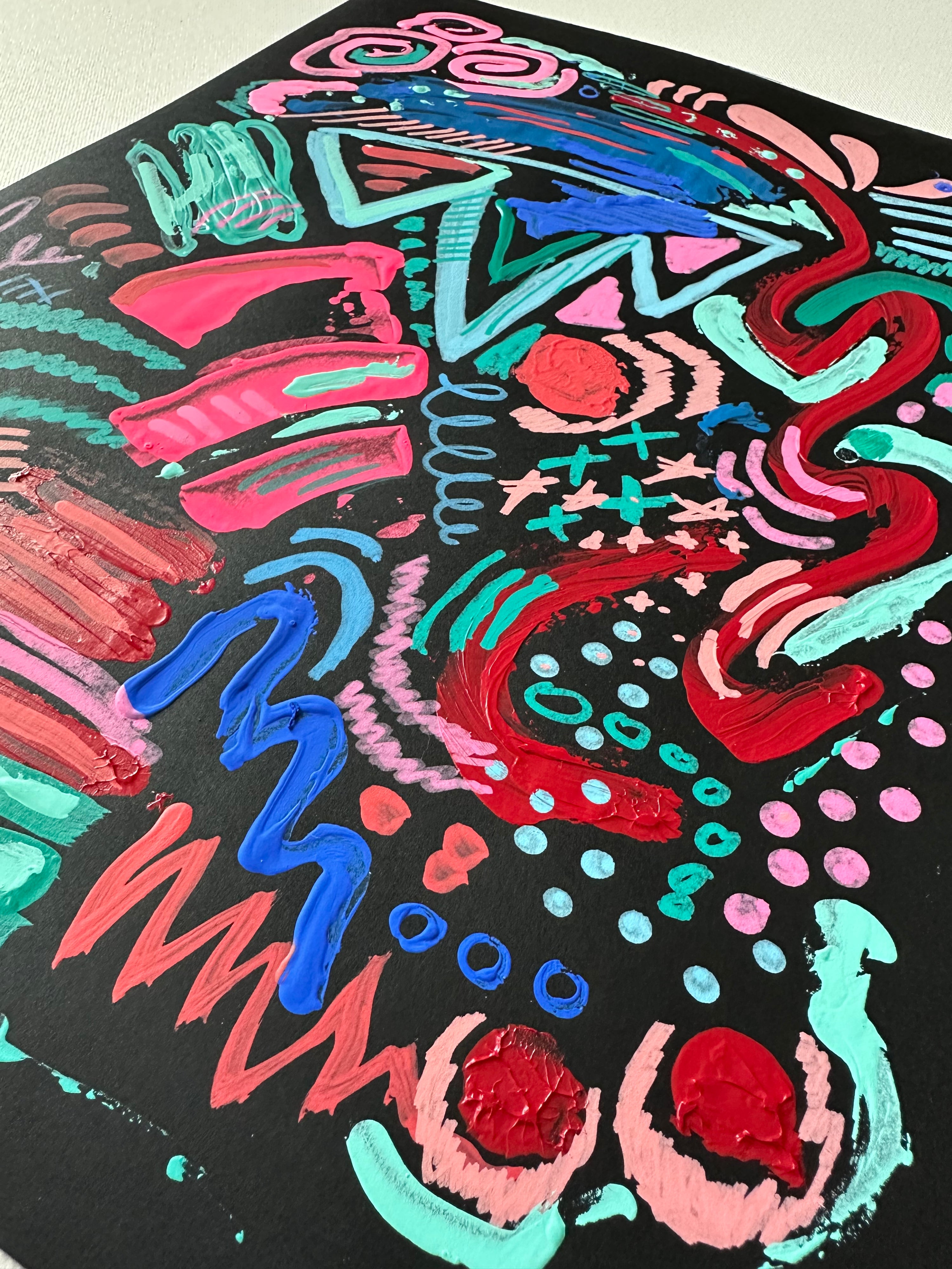 Light in the Dark 2 - Original Painting on Paper