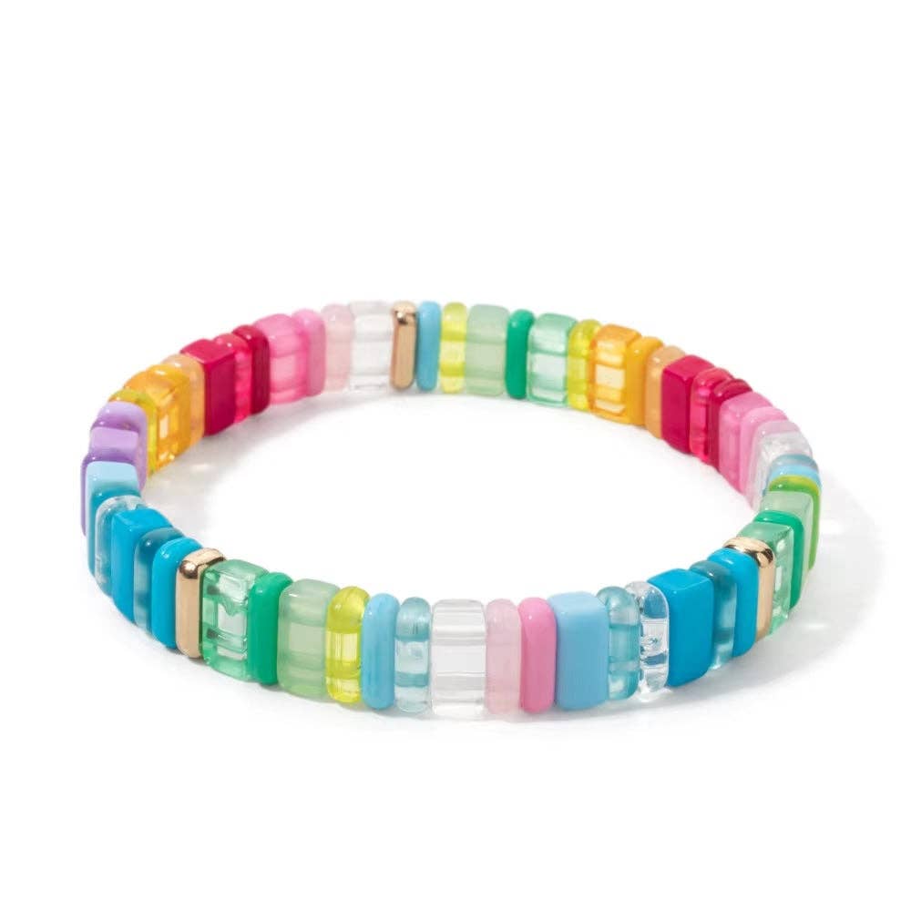 Color Lover Resin Tile Bracelet