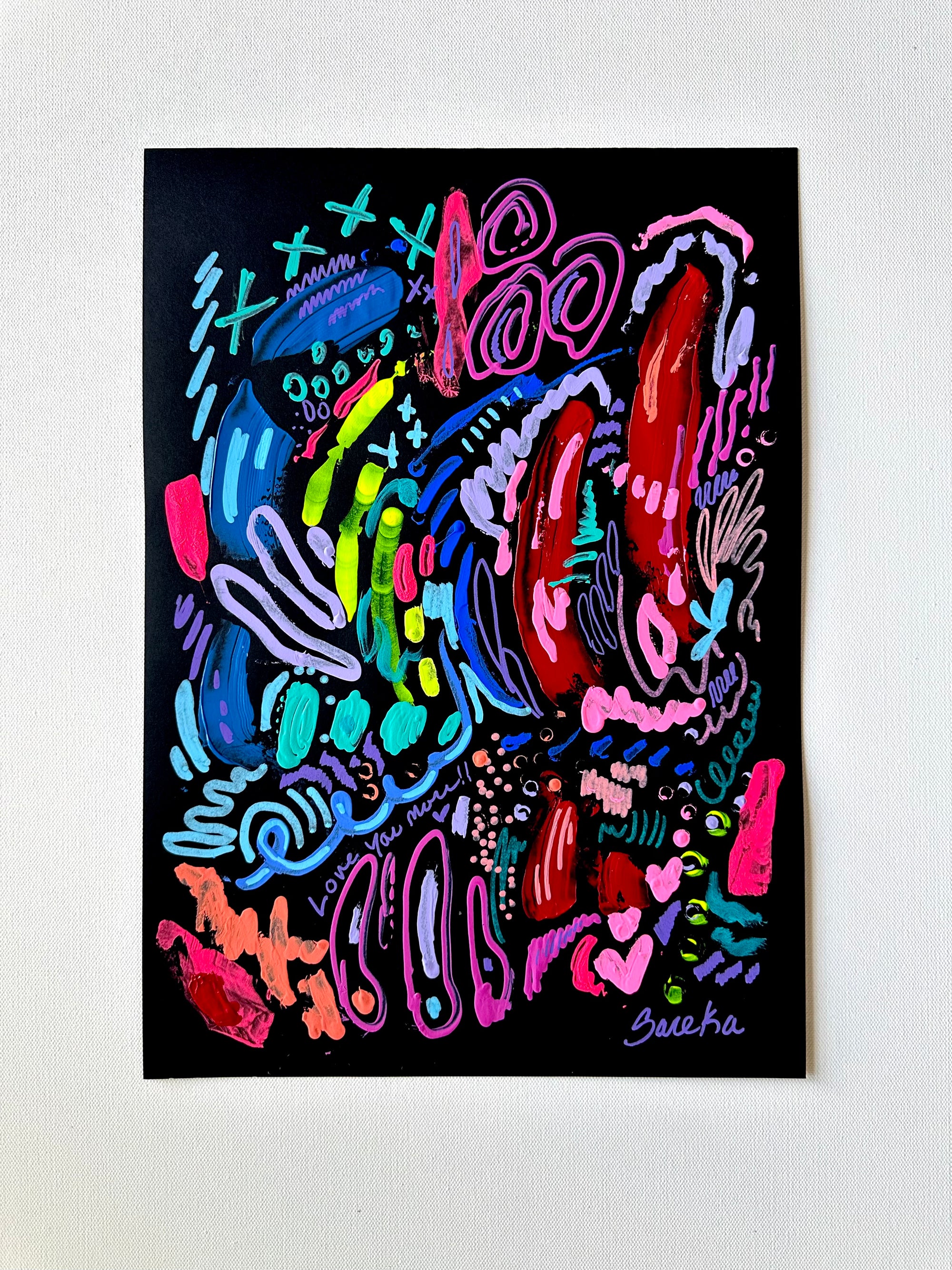 Light in the Dark 3 - Original Painting on Paper