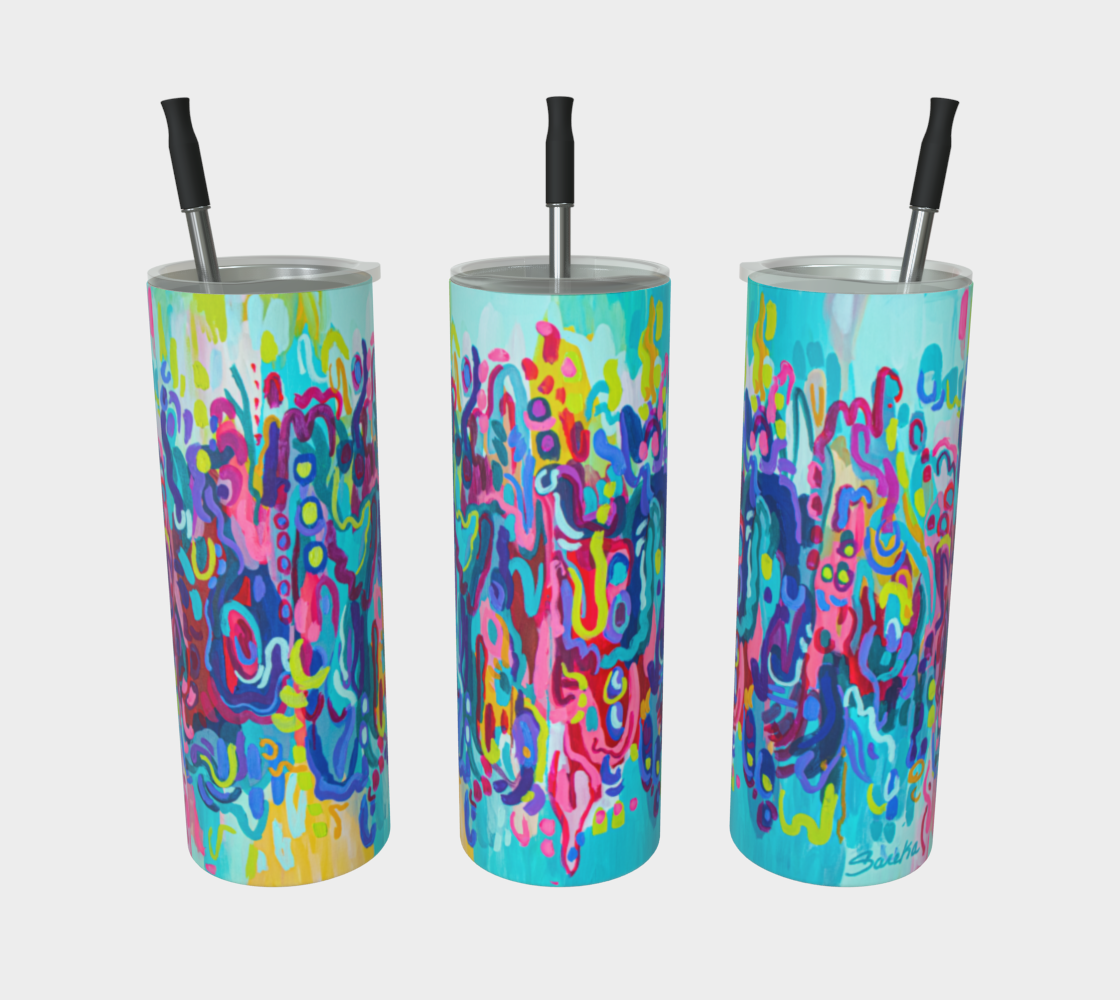 Dancing Between The Lines Steel Tumbler