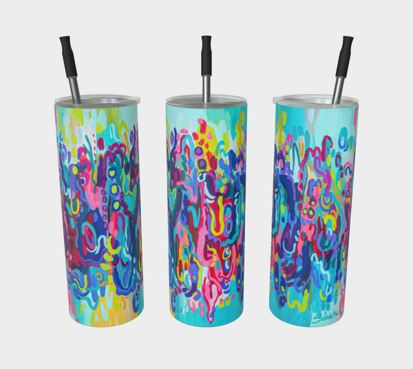 Dancing Between The Lines Steel Tumbler