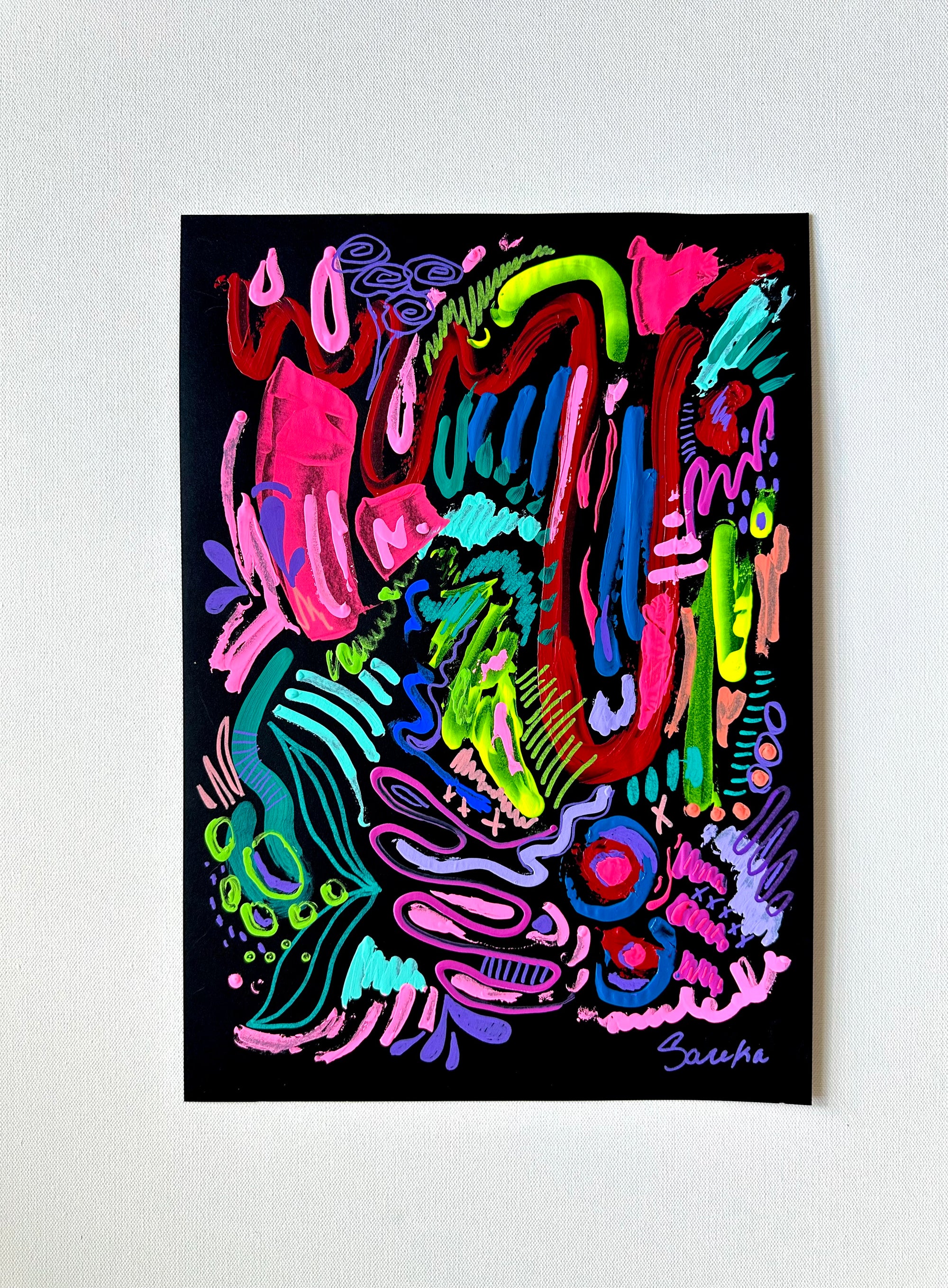 Light in the Dark 5 - Original Painting on Paper