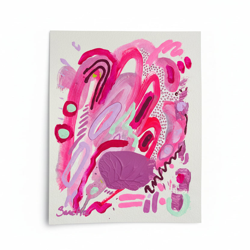 Colorful abstract artwork for Ann Arbor Homes by Sareka Unique