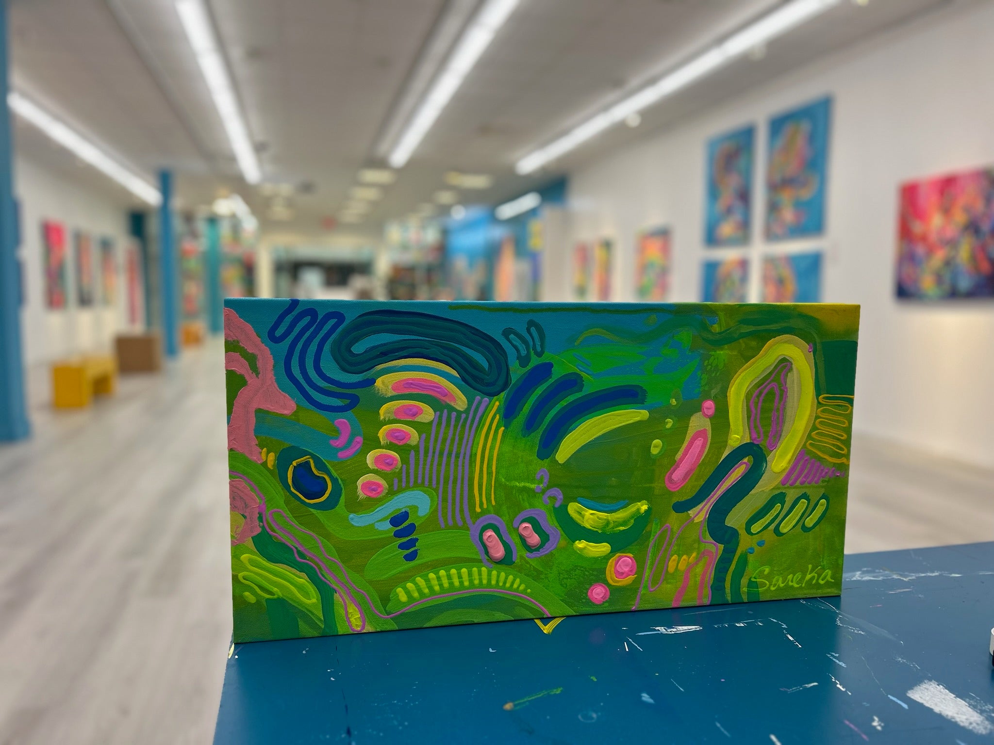 “Granny Smith” 12 x 24” Original Painting on Canvas