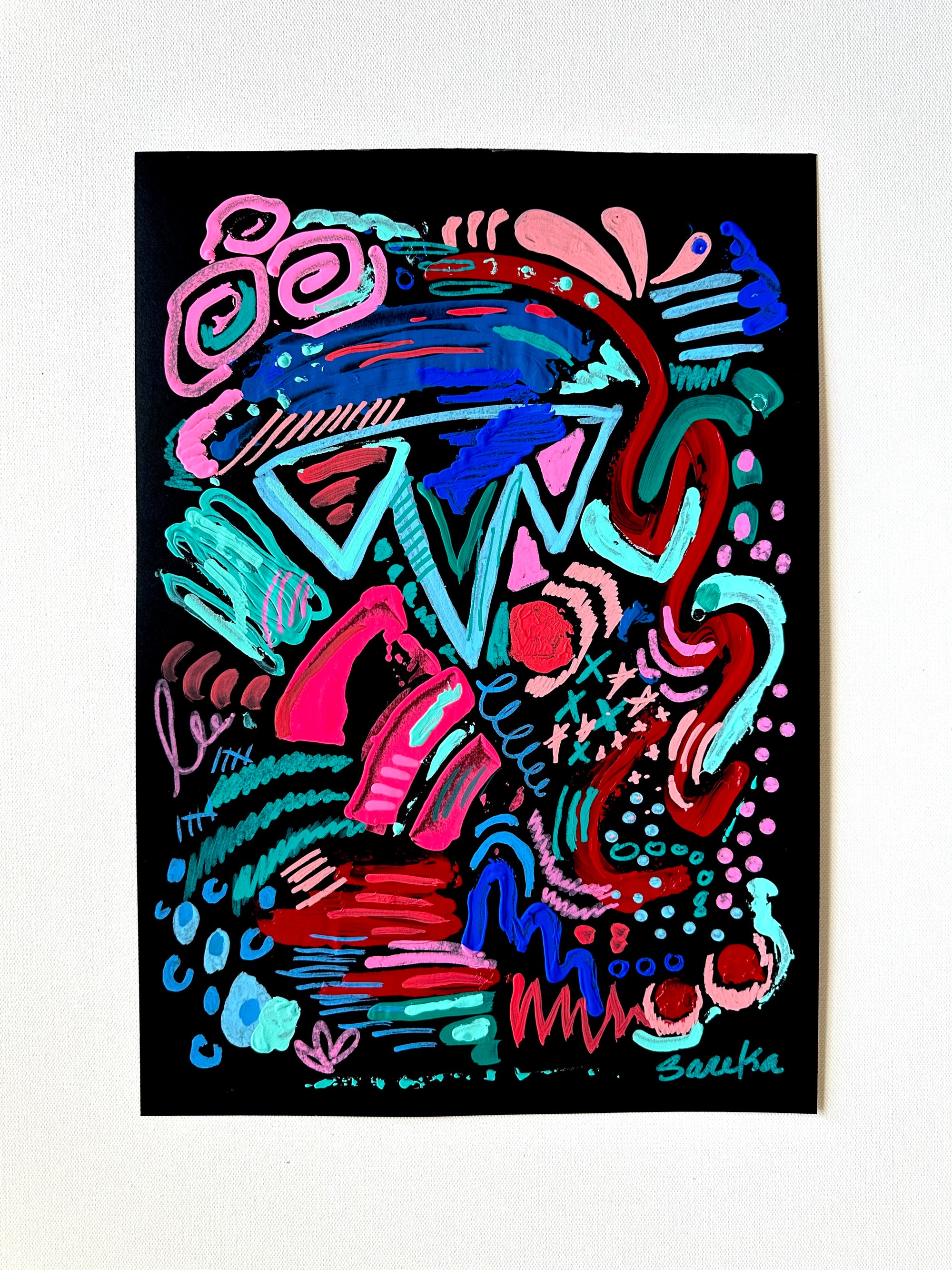 Light in the Dark 2 - Original Painting on Paper