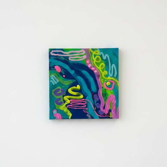 “To Deep” 12 x 12” Original Painting on Canvas