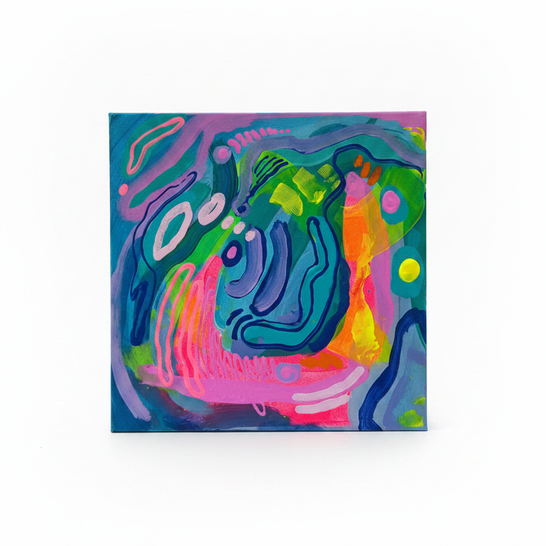 “Inner Glow” 12 x 12” Original Painting on Canvas (Copy)