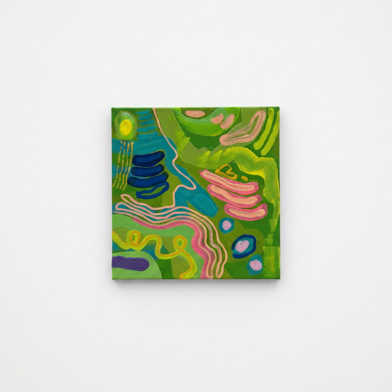 “Go” 8 x 8” Original Painting on Canvas