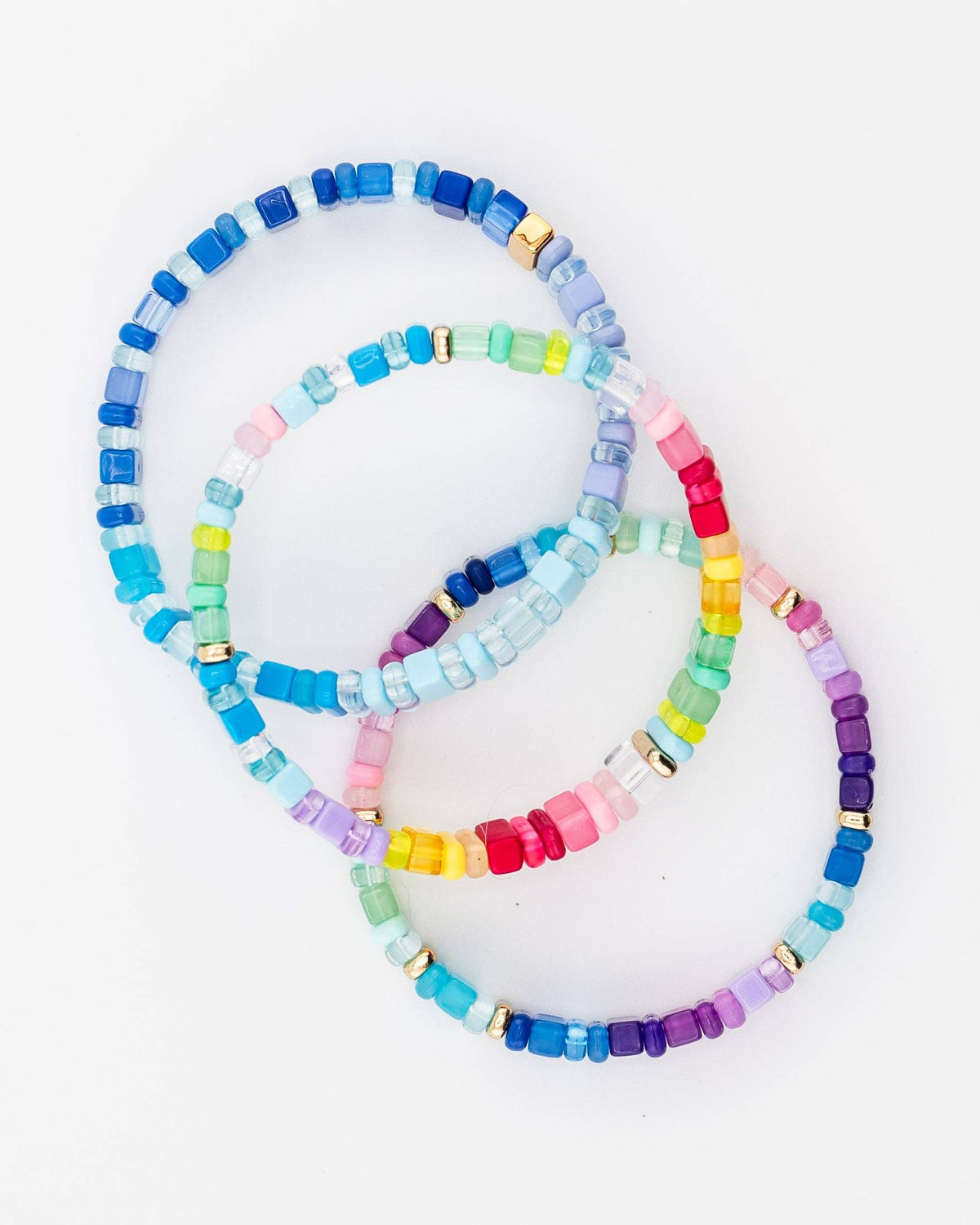 Lavender Haze Resin Tile Bracelet