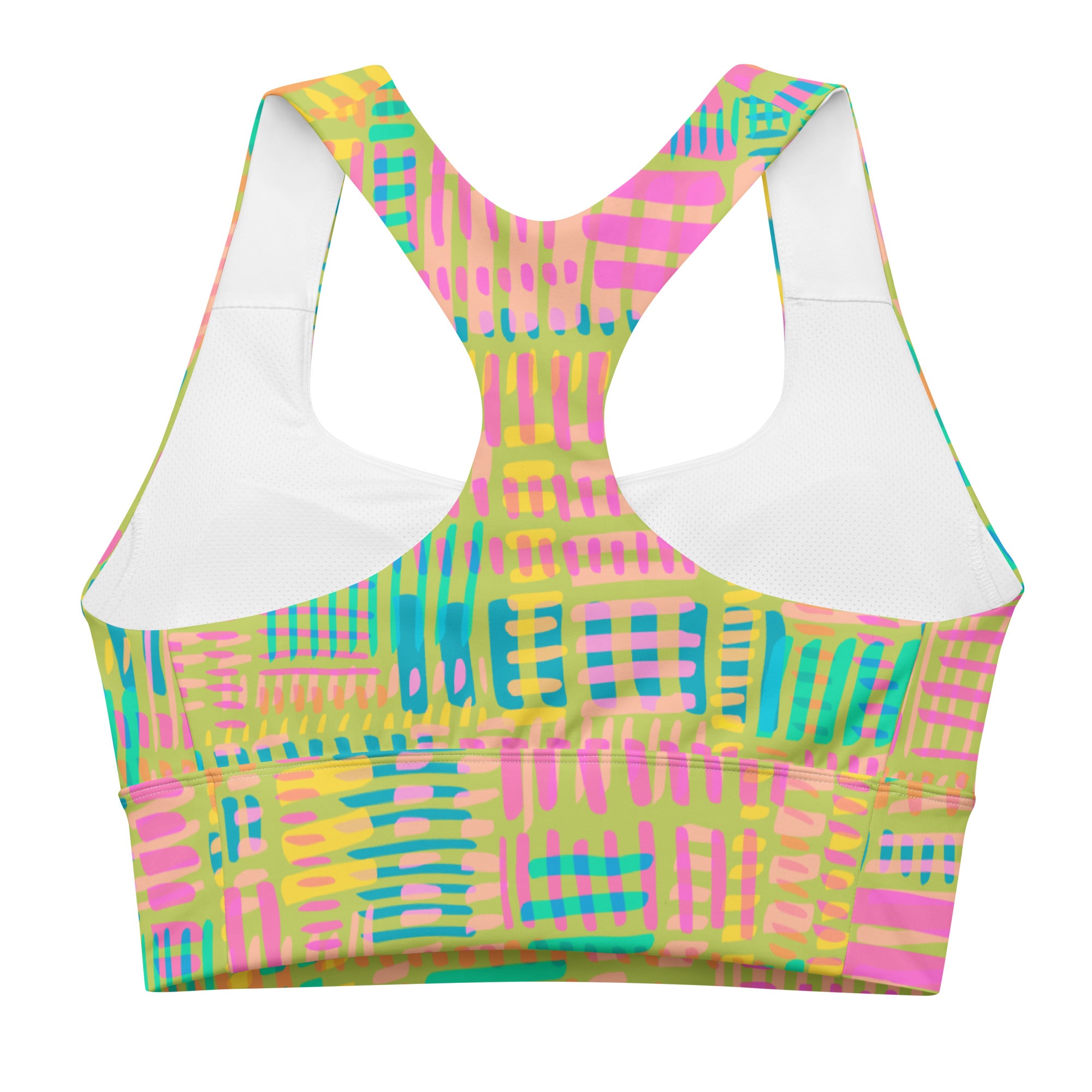 Positive Vibes Longline Sports Bra