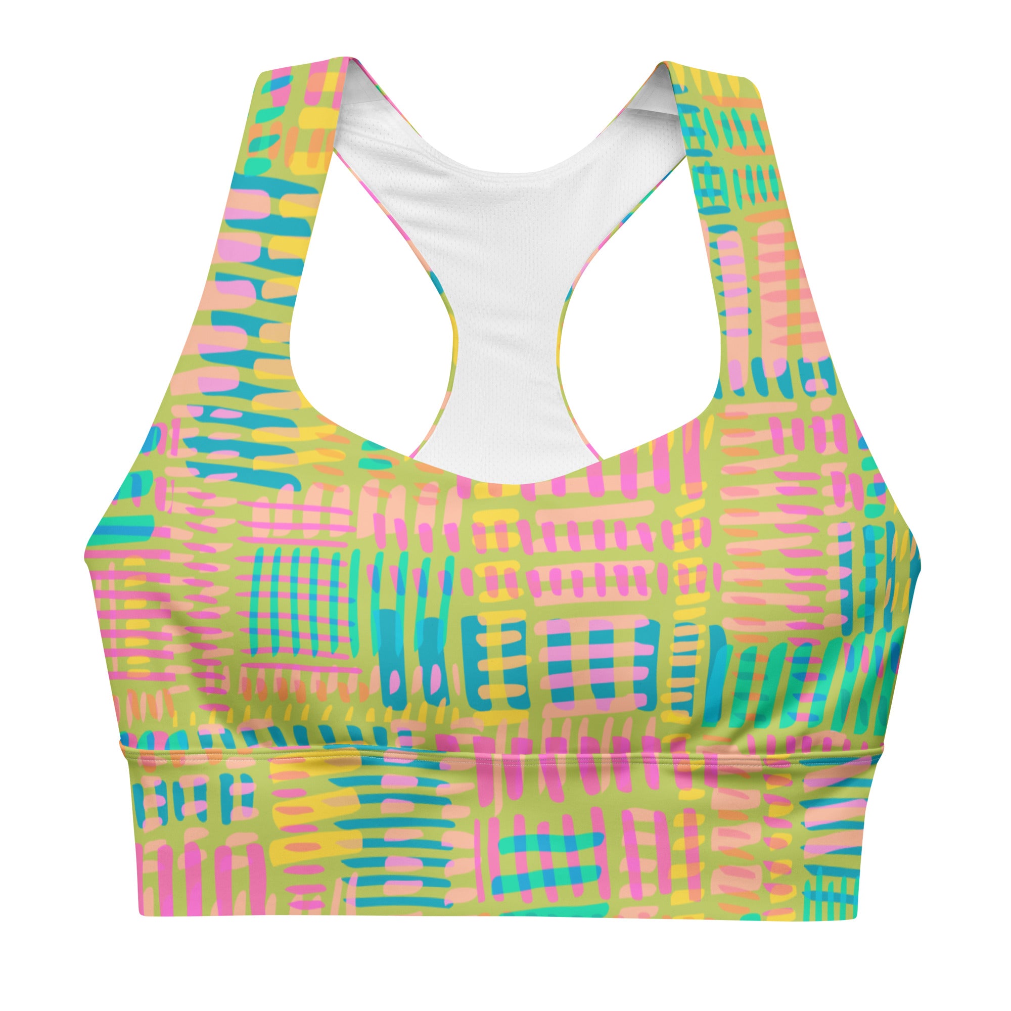 Positive Vibes Longline Sports Bra