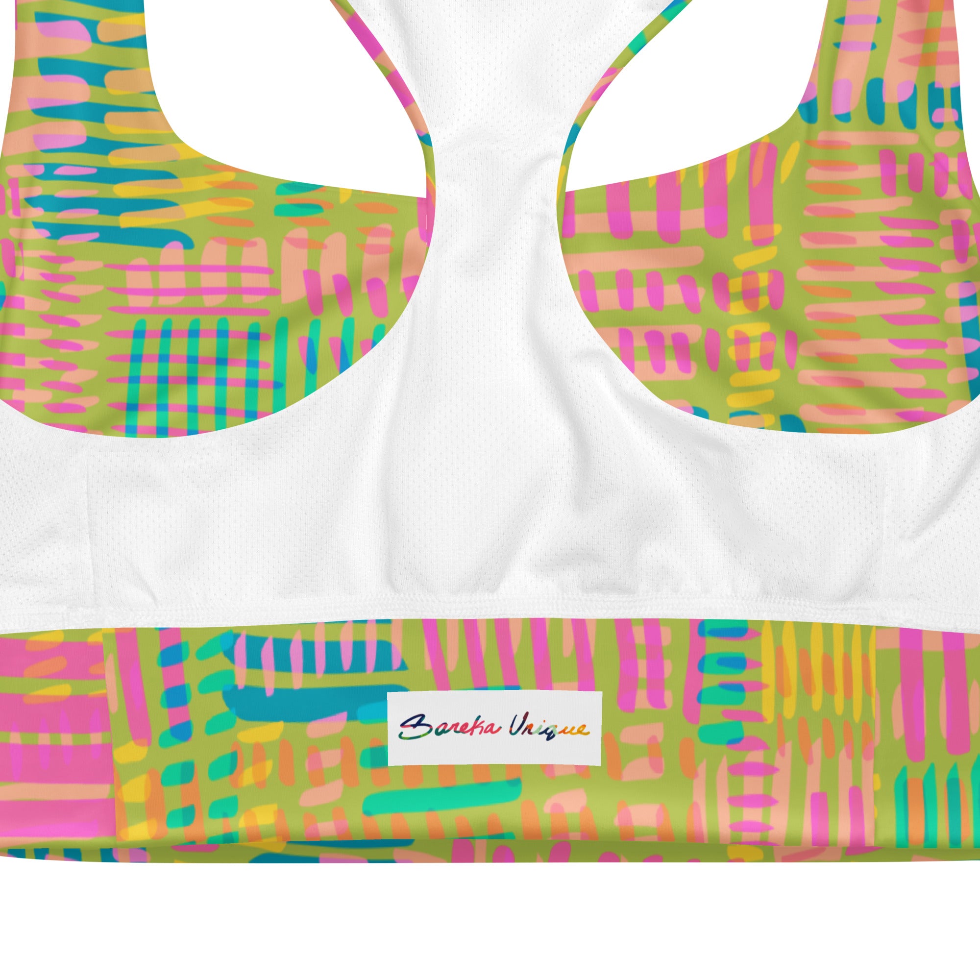 Positive Vibes Longline Sports Bra