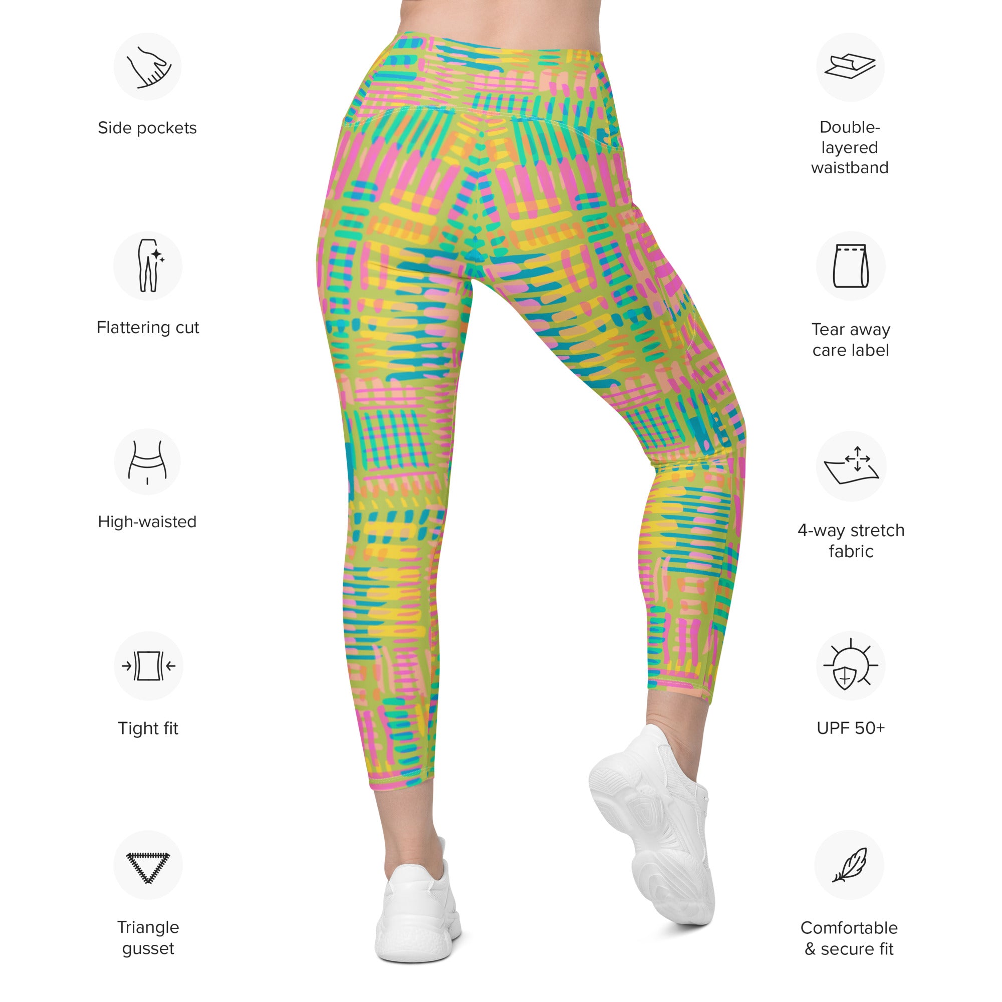 Positive Vibes Leggings with Pockets