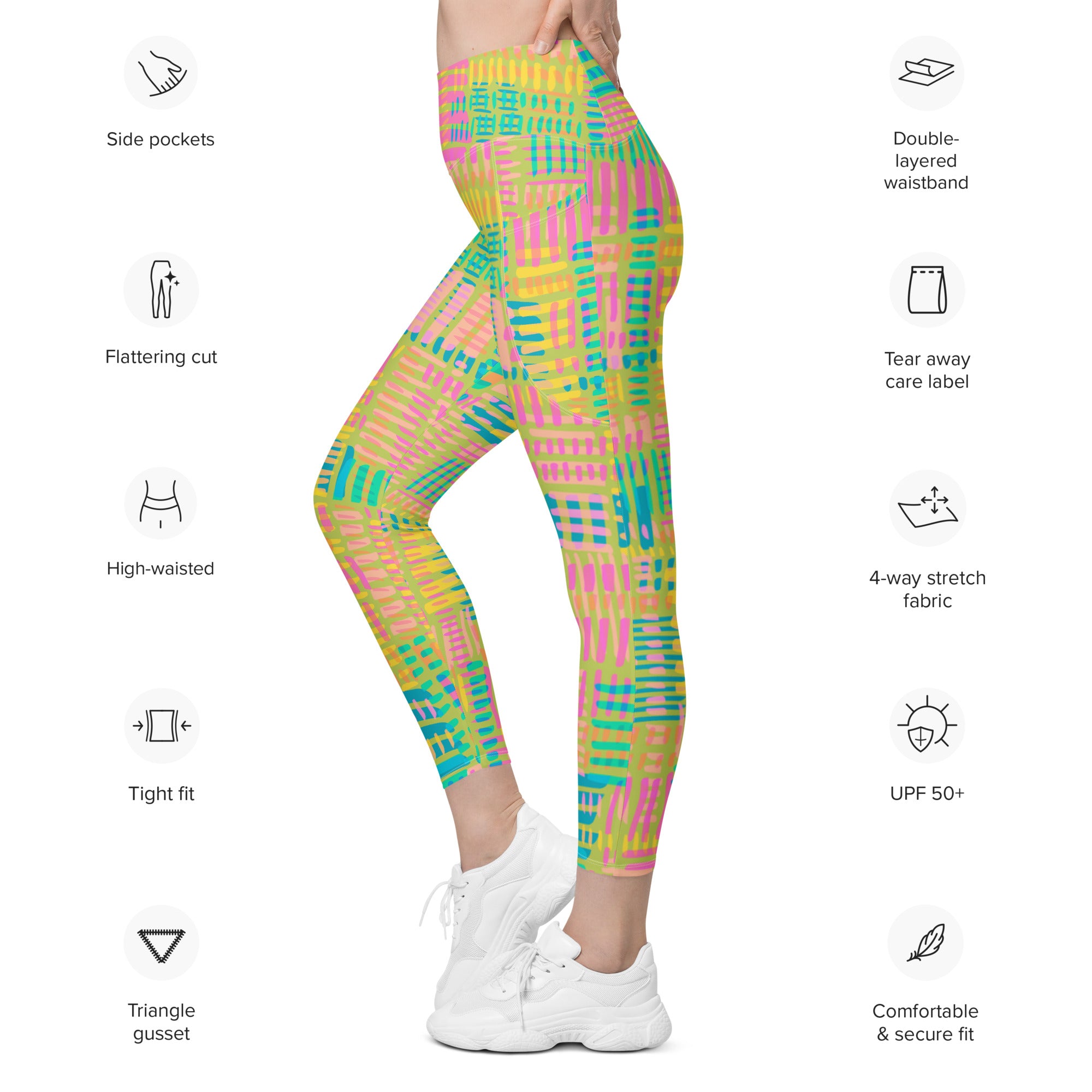 Positive Vibes Leggings with Pockets