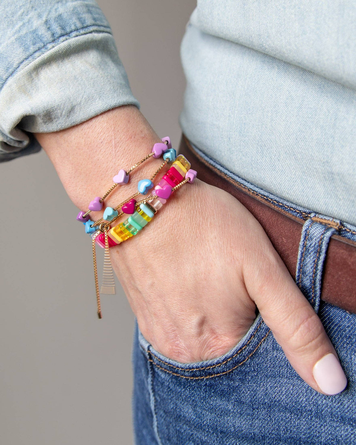 Color Lover Resin Tile Bracelet