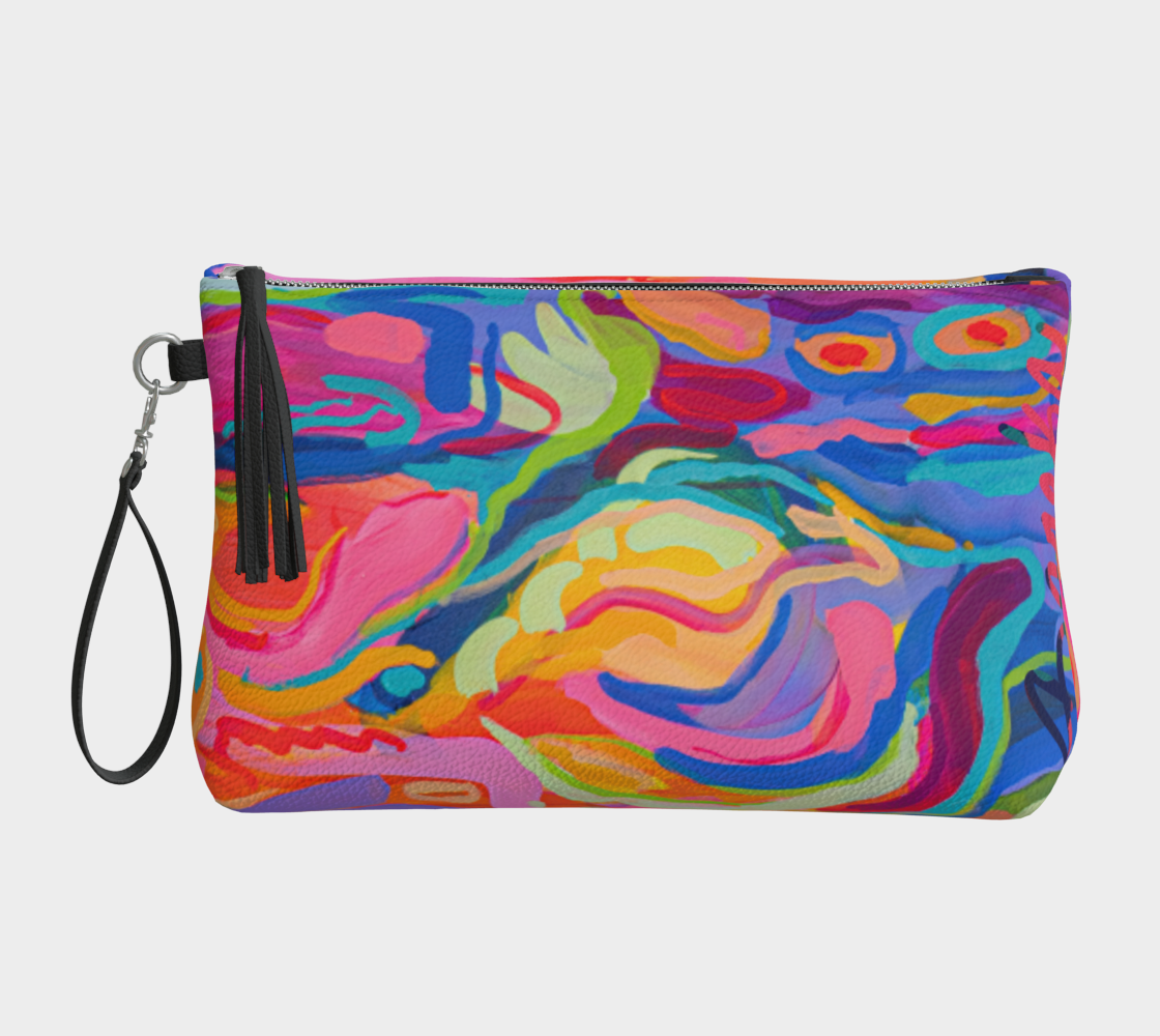 Serendipity Vegan Leather Wristlet