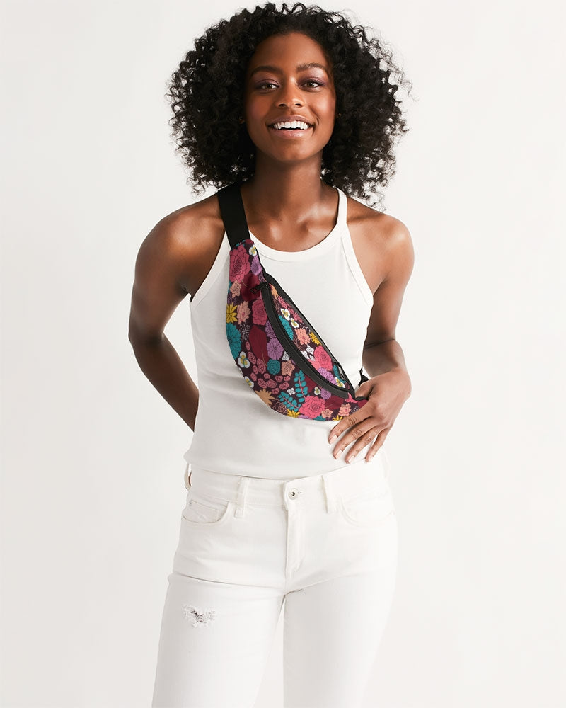 Succulent Garden Crossbody Sling Bag