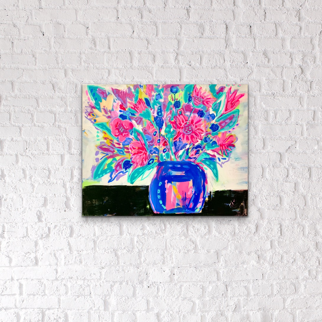 “Bliss" - 20 x 16” Original Painting on Canvas