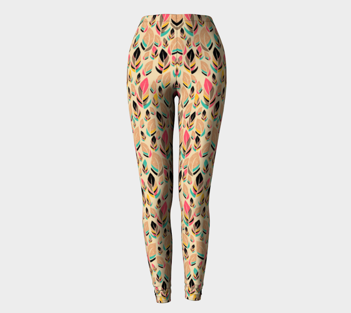 Feather Love Yoga Leggings