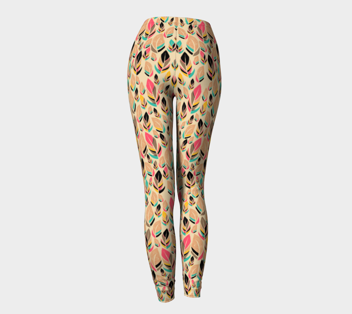 Feather Love Yoga Leggings