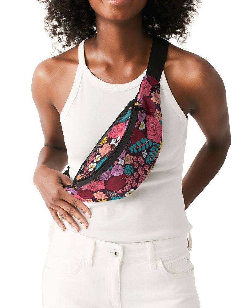 Succulent Garden Crossbody Sling Bag