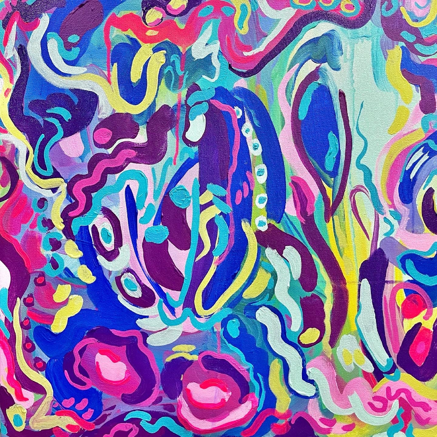 "Curiosity" 20x20" Original Painting on Canvas