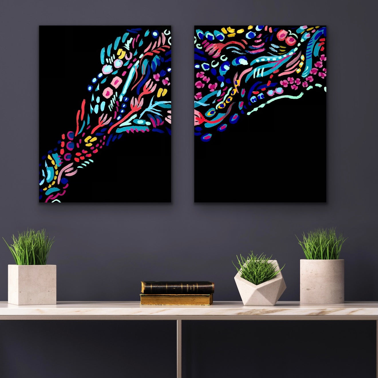 “Together” - 24 x 36” Original Painting on Canvas