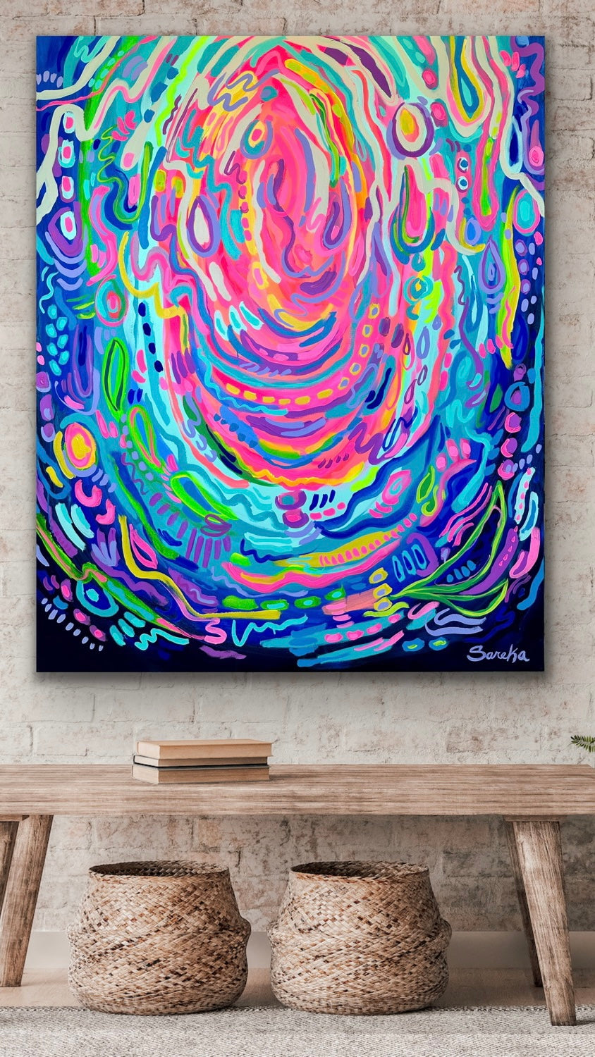 "Sea of Dreams" - 48 x 60" Original Painting on Canvas