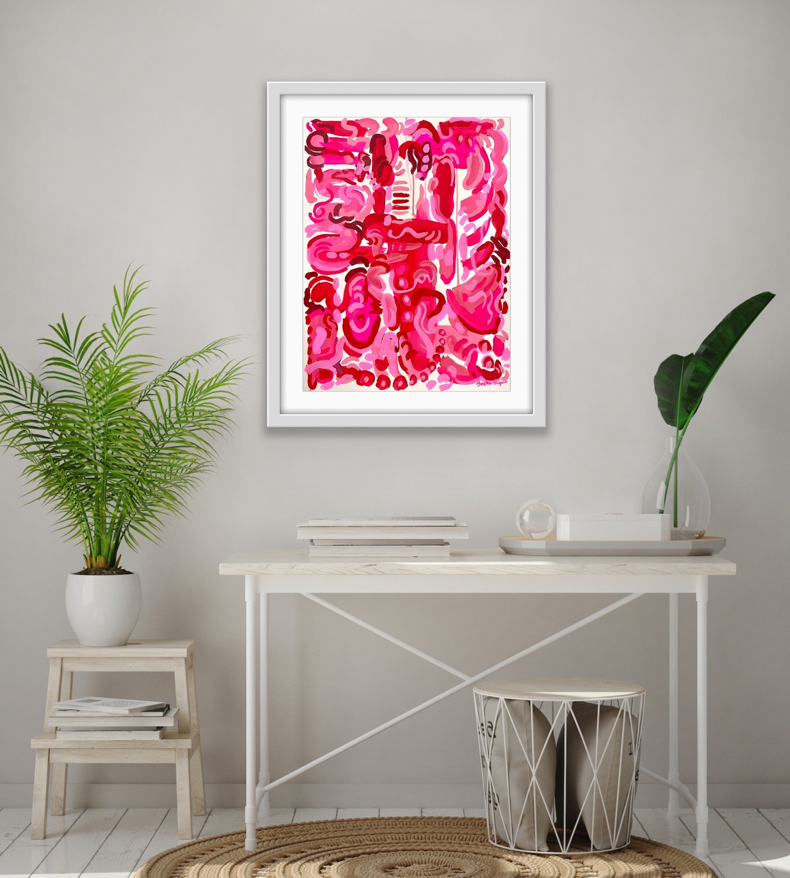 "All My Heart" 18x24" Original Painting on Paper