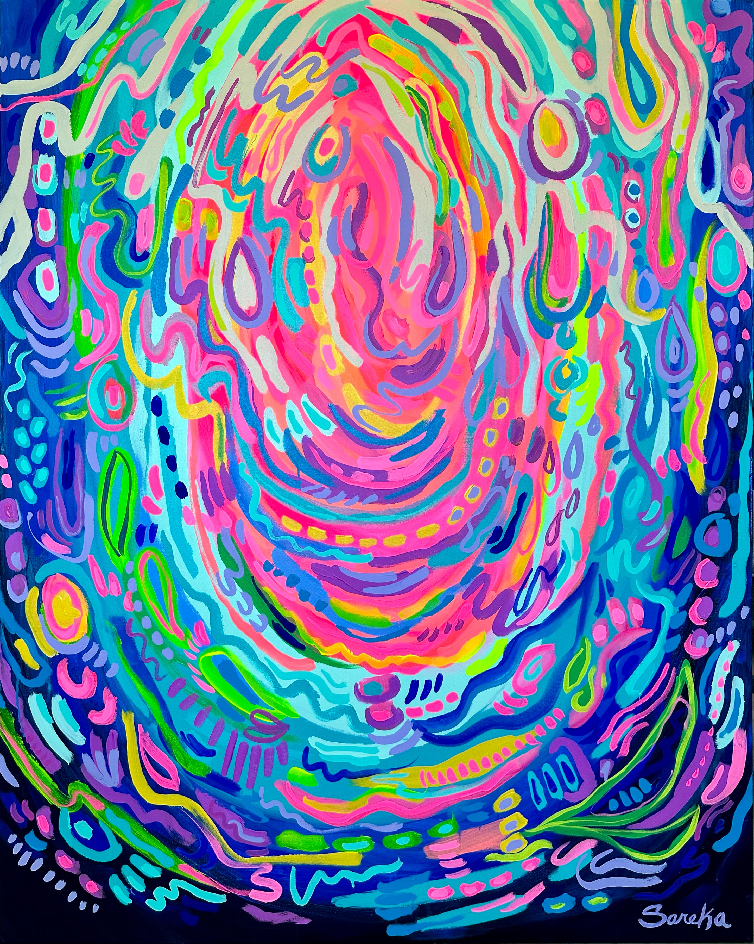 "Sea of Dreams" - 48 x 60" Original Painting on Canvas