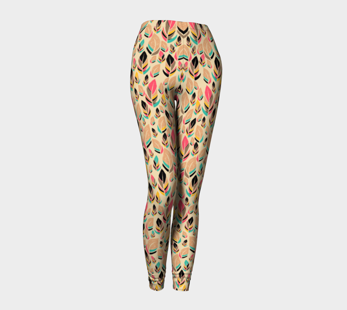 Feather Love Yoga Leggings