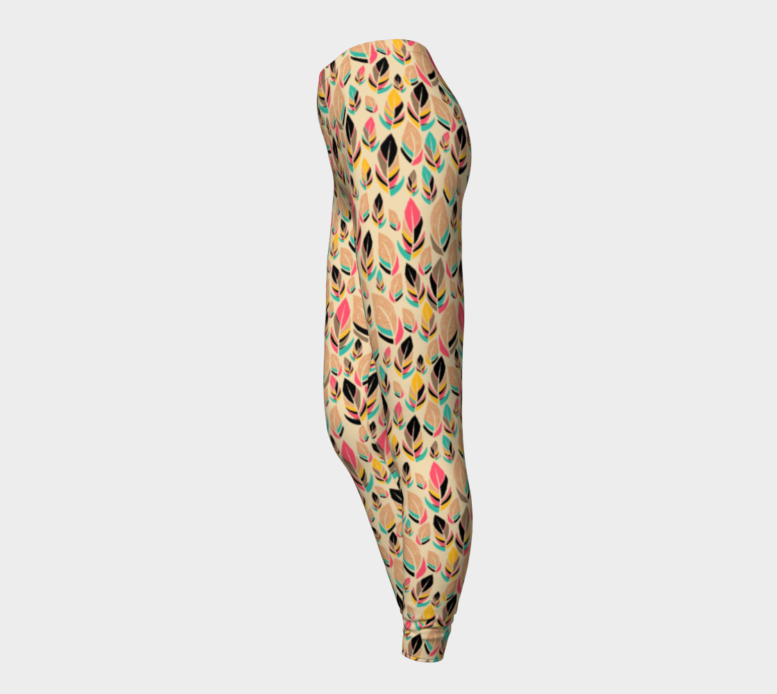 Feather Love Yoga Leggings