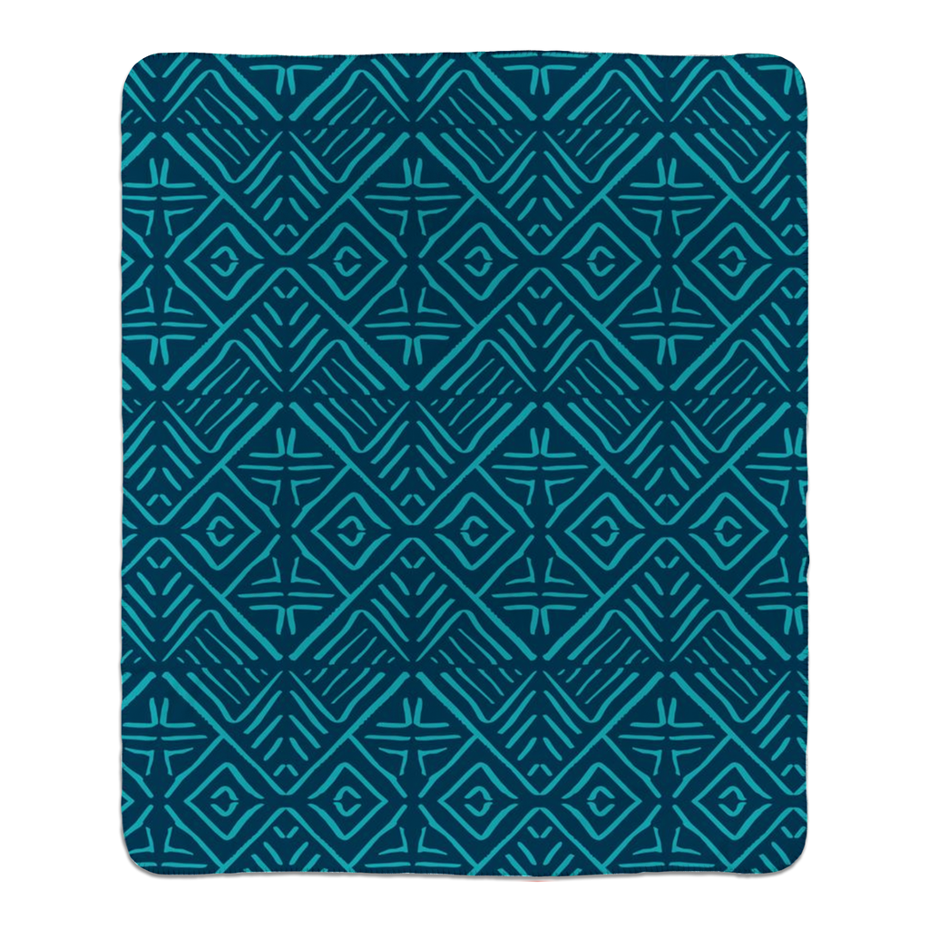 The Diamond Tribe Fleece Sherpa Blankets