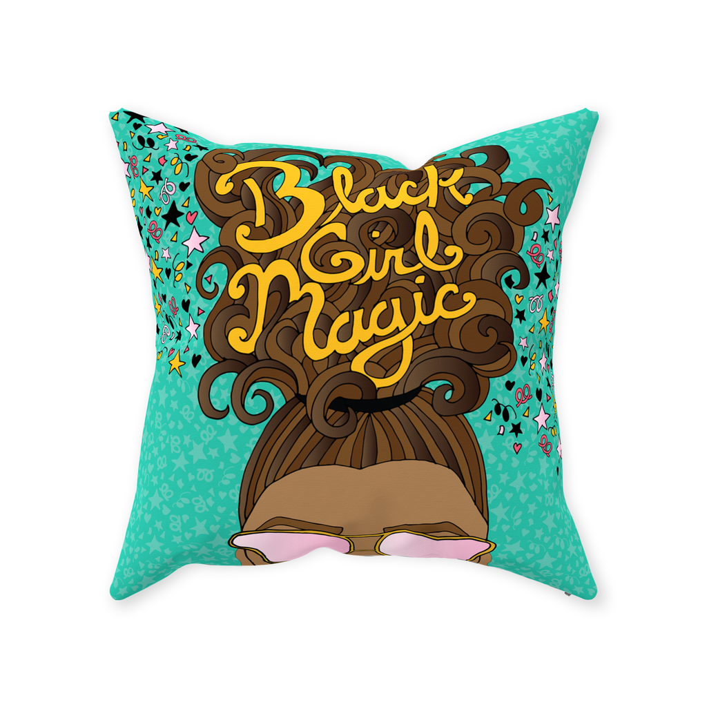 Black Girl Magic Throw Pillow