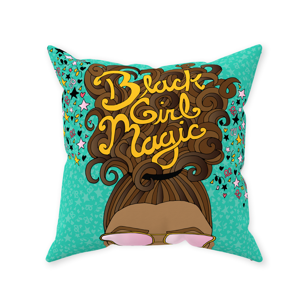 Black Girl Magic Throw Pillow